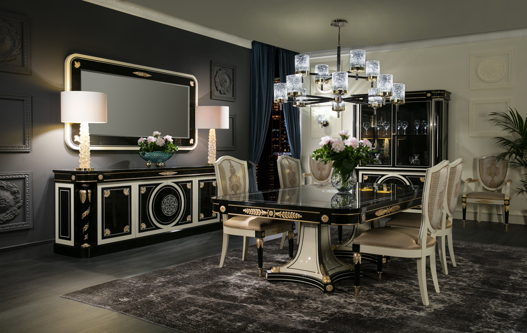 BÀN ĂN CỔ ĐIỂN CHỮ NHẬT MALMAISON